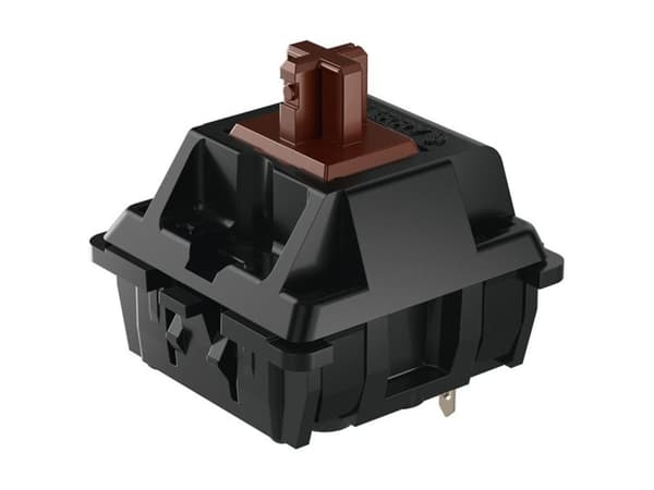 CHERRY KC 200 MX, Full-size (100%), Wired, USB, Mechanical, AZERTY, Black, Bronze