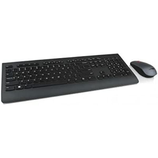 Tastatur og trådløs mus Lenovo 4X30H56823 Spansk qwerty