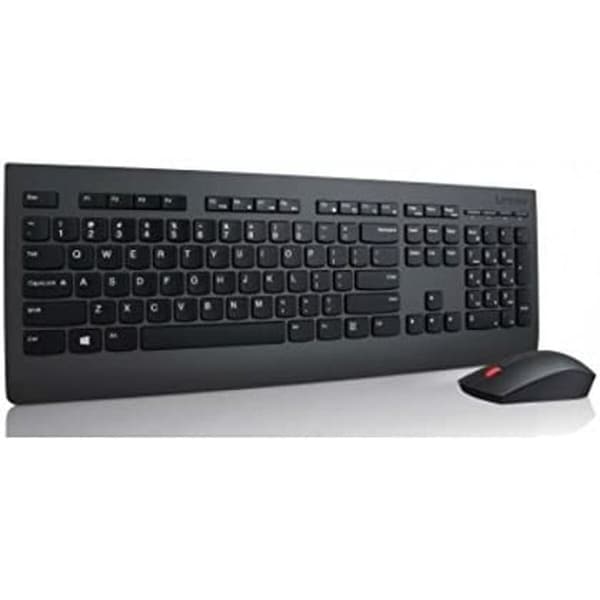 Tastatur og trådløs mus Lenovo 4X30H56823 Spansk qwerty