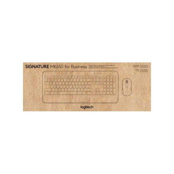 Trådlöst tangentbord och musset - Logitech - Signature K650 och M650 - Bluetooth LE - AZERTY Franska - 10 m