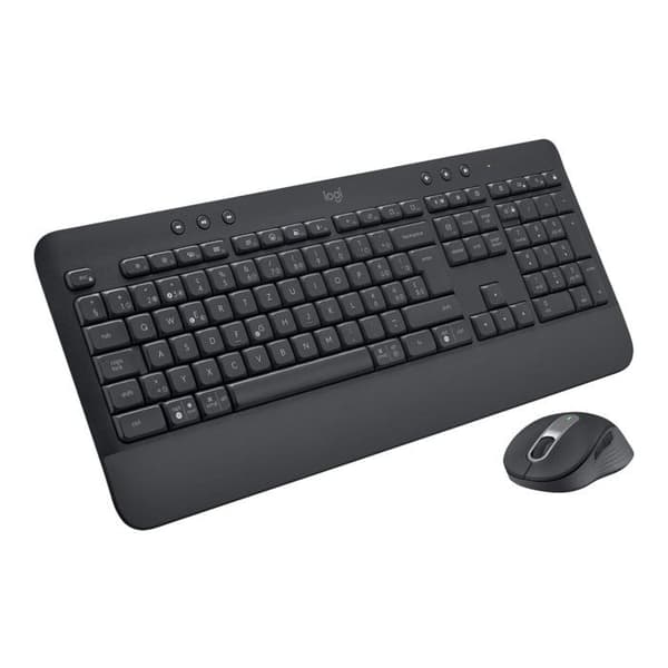 Trådlöst tangentbord och musset - Logitech - Signature K650 och M650 - Bluetooth LE - AZERTY Franska - 10 m