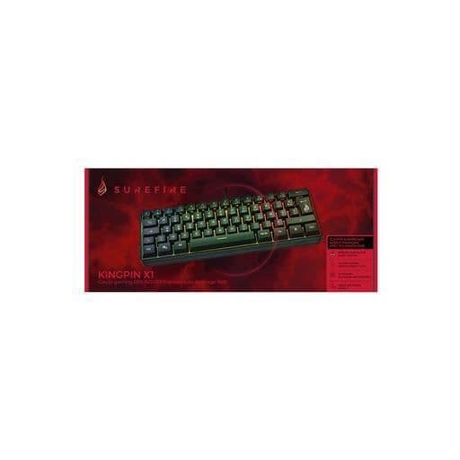 GAMING TANGENTBORD KINGPIN X1 60% QWERTY SUREFIRE