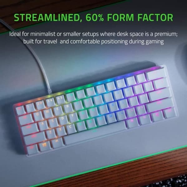 Razer Huntsman Mini Optical Gaming Tangentbord Clicky Purple Switch US Mercury