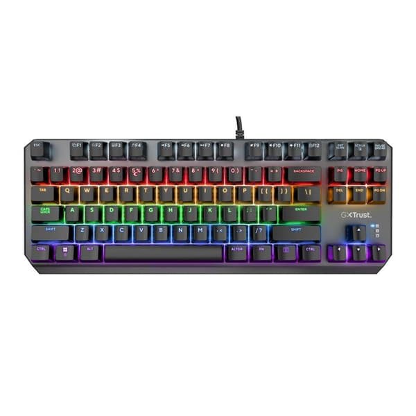 Trust Gaming GXT 834 Callaz TKL Mekaniskt tangentbord, QWERTY-layout, Mekaniska Outemu-switchar
