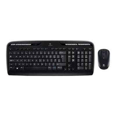 Wireless Combo MK330 tangentbord och mus - LOGITECH - USB RF trådlös - Svart - 2,4 GHz - UK