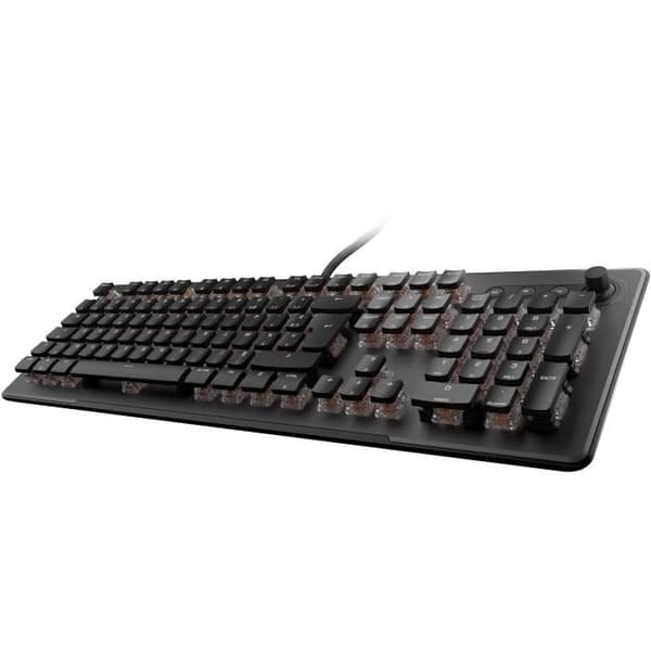 Trådbundet tangentbord - Optiskt och mekaniskt - ROCCAT - Vulcan II Max - AZERTY - Bakgrundsbelysning - Svart