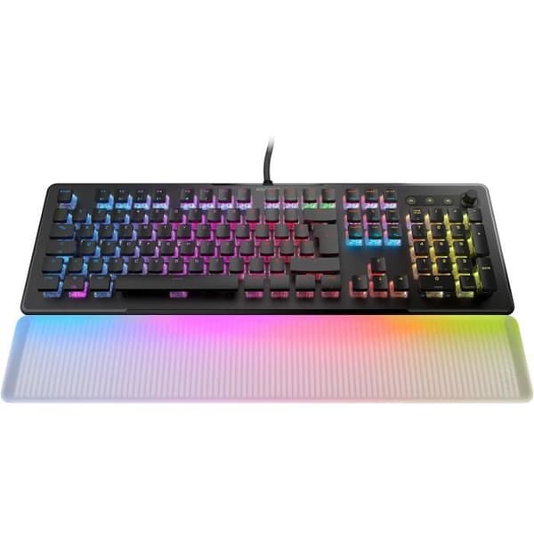 Trådbundet tangentbord - Optiskt och mekaniskt - ROCCAT - Vulcan II Max - AZERTY - Bakgrundsbelysning - Svart Svart