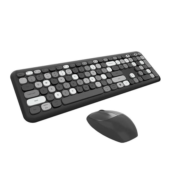 Trådløst tastatur + mus sett MOFII 666 2.4G (svart)