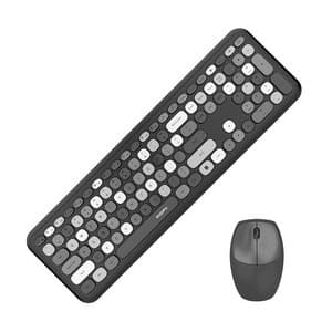Trådløst tastatur + mus sett MOFII 666 2.4G (svart)