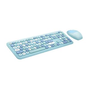 Trådløst tastatur + mus sett MOFII 666 2.4G (blå)