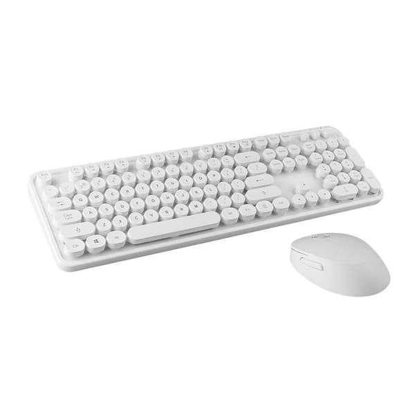 Trådløst tastatur + mus sæt MOFII Sweet 2.4G (hvid)