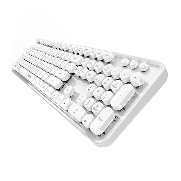 Trådløst tastatur + mus sæt MOFII Sweet 2.4G (hvid)