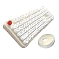 Miniatyrbilde 3 av 3: Trådløst tastatur + mus sett MOFII Sweet 2.4G (Hvit-Beige