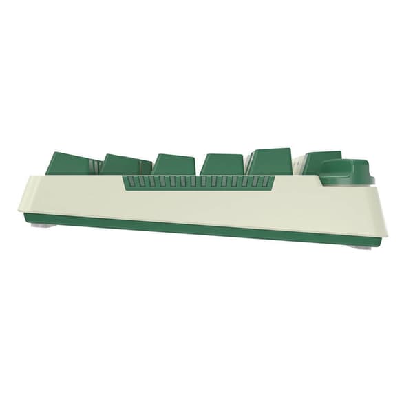 Trådløst mekanisk tastatur Royal Kludge RKH81 RGB, Sky cyan switch (grøn)