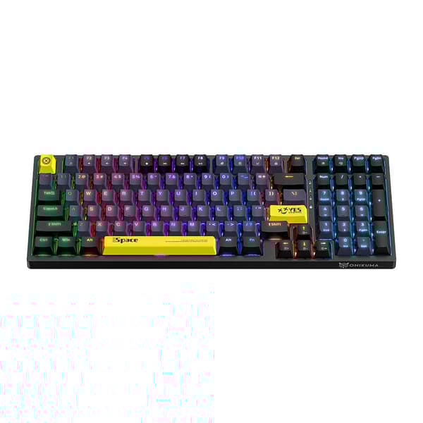 ONIKUMA G38 98 nøgler USB-kablet mekanisk tastatur sort