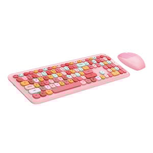 MOFII trådløst tastatur+mus 666 Pink