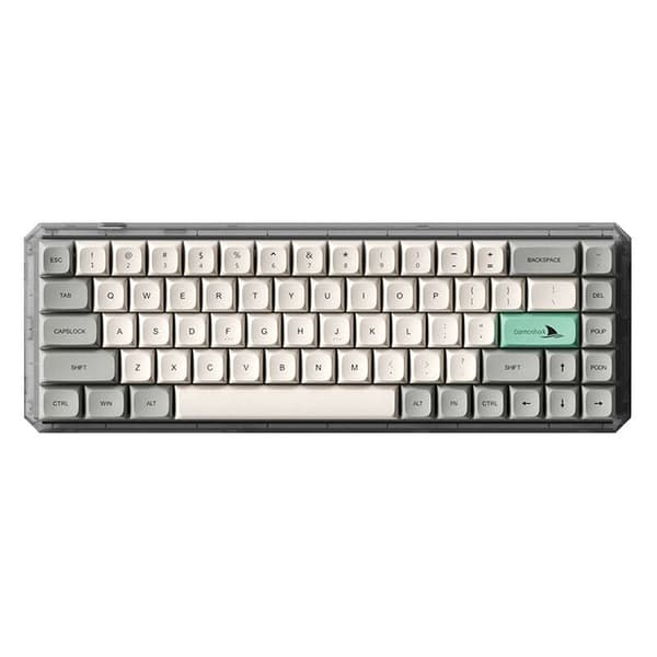 Langaton pelinäppäimistö Darmoshark K5 Light luksusversion keltainen kytkin