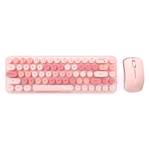 MOFII trådløst tastatur+mus iBean Pro New 2.4G (Pink)