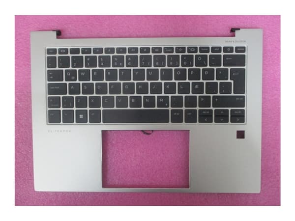HP - Erstatningstastatur for bærbar PC - bakbelysning - QWERTY - Islandsk - med toppdeksel