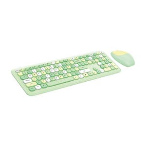 Trådløst tastatur + mus sæt MOFII 666 2.4G (grøn)
