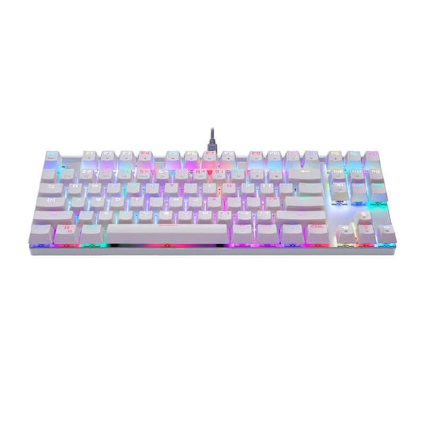 Mekaaninen pelinäppäimistö Motospeed CK101 RGB (valkoinen)