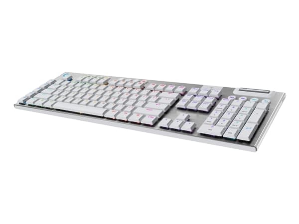 Logitech G G915 X - Tastatur - LIGHTSPEED - bakgrunnsbelyst - trådløs - Bluetooth 5.0, 2.4 GHz, USB - QWERTY - US International - tastsvitsj: GL Tact