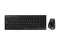 Miniatyrbild 3 av 5: CHERRY STREAM DESKTOP COMFORT - Sats med tangentbord och mus - 100% - full size - trådlös - 2.4 GHz - AZERTY - fransk - tangentbrytare: CHERRY SX - g