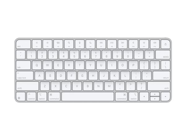 Apple Magic Keyboard - Tangentbord - USB-C - trådlös - Bluetooth - QWERTY - Amerikansk engelska Vit