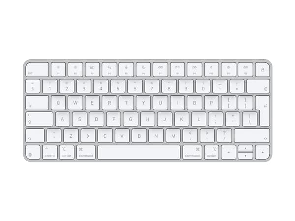 Apple Magic Keyboard - Tastatur - USB-C - trådløs - Bluetooth - QWERTY - Internasjonal engelsk / kanadisk fransk Hvit
