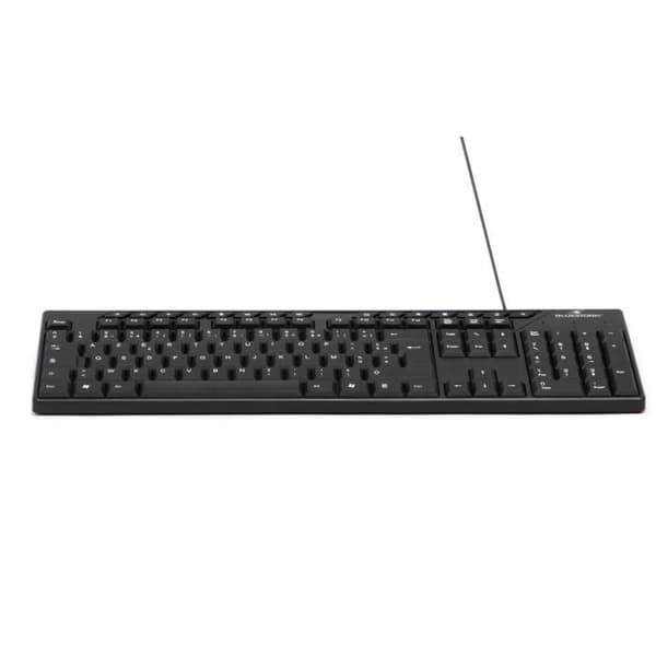 Tangentbord - BLUESTORK - MEDIA OFFICE - Kabelanslutet - Azerty - Windows-kompatibelt - Svart