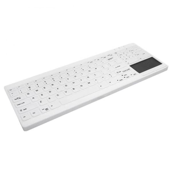 Trådlöst Tangentbord Cherry AK-C7412F-GUS-W Vit Qwerty Spanska