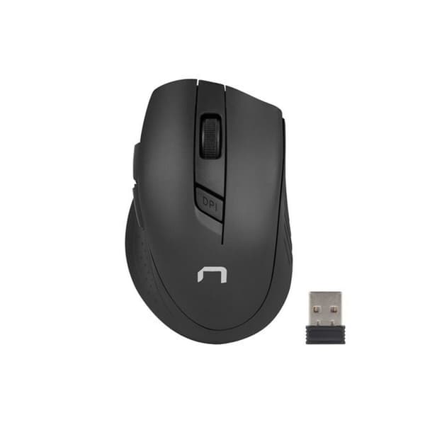 Tangentbord och Mus Natec Stingray Svart QWERTY Qwerty US