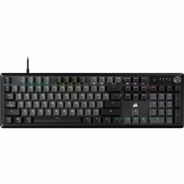 Tangentbord Corsair Svart AZERTY Grå