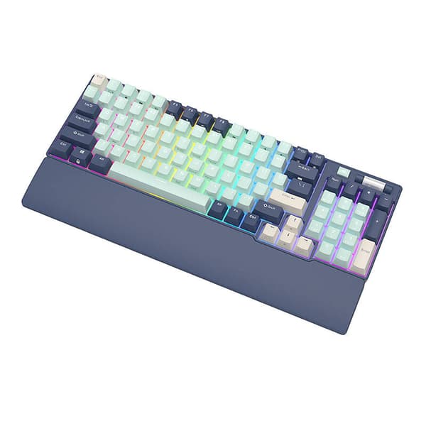 Mekanisk tastatur Royal Kludge RK96 RGB, brun switch (blå)