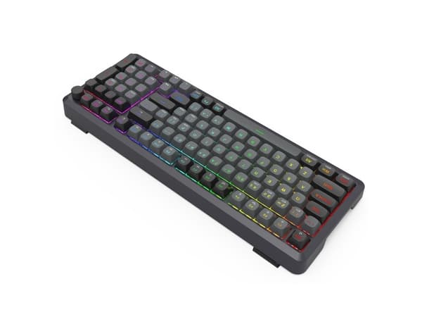 REDRAGON K688GB-RGB-PRO Bragi, Kabel & trådløs, USB + RF Wireless + Bluetooth, Mekanisk, Sort