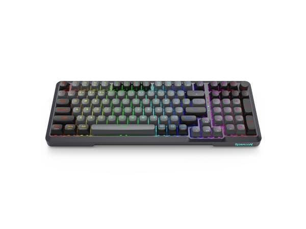 REDRAGON K688GB-RGB-PRO Bragi, Kabel & trådløs, USB + RF Wireless + Bluetooth, Mekanisk, Sort