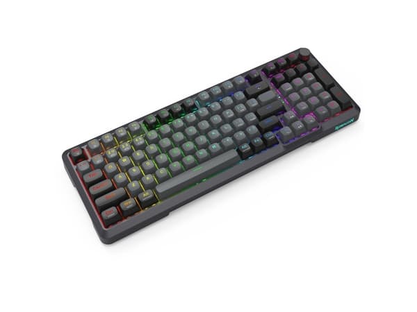 REDRAGON K688GB-RGB-PRO Bragi, Kabel & trådløs, USB + RF Wireless + Bluetooth, Mekanisk, Sort