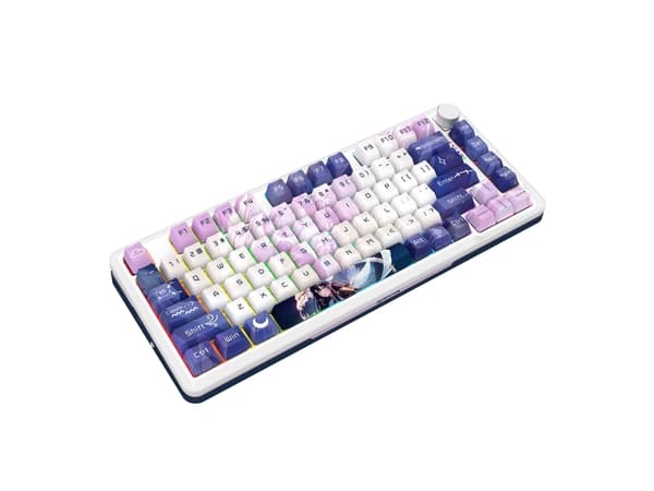 REDRAGON K681ACG-RGB-PRO Cyrus, Kabel & trådløs, USB + RF Wireless + Bluetooth, Mekanisk, Sort