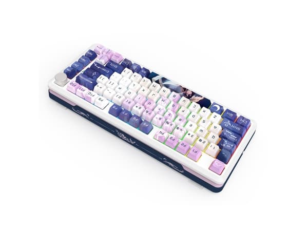 REDRAGON K681ACG-RGB-PRO Cyrus, Kabel & trådløs, USB + RF Wireless + Bluetooth, Mekanisk, Sort