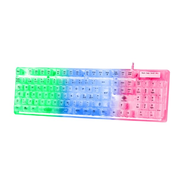 Deltaco Gaming DK250-tastatur med LED