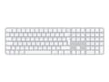 Pikkukuva 4 / 5: Apple Magic -näppäimistö Touch ID:llä ja numeronäppäimistöllä - Näppäimistö - USB-C - langaton - Bluetooth - QWERTY - Kansainvälinen englanti - valko
