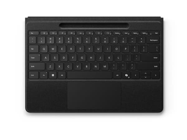 Tangentbord - Microsoft - Surface Pro Flex Tangentbord - AZERTY - Bakgrundsbelyst - Trådlös - Svart