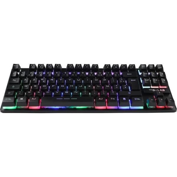 Speltangentbord - The G-Lab - KEYZ CESIUM TKL WIRELESS - trådlöst - azerty - Svart