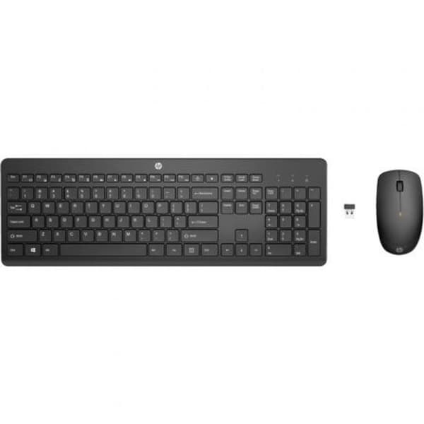 Tangentbord och Mus HP 1Y4D0UT Svart QWERTY Svart