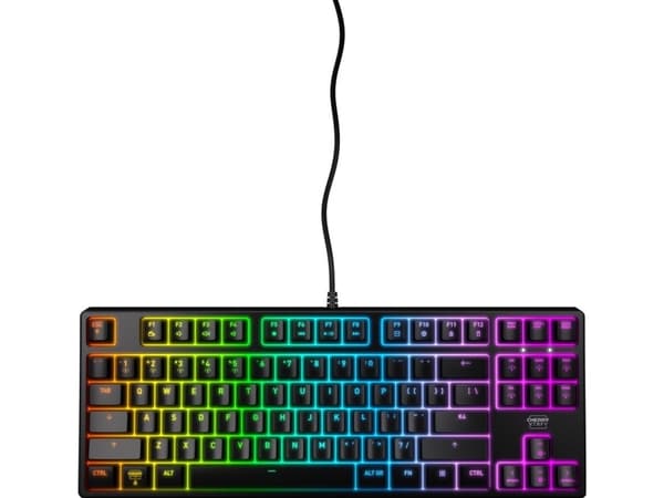 CHERRY XTRFY K4V2 - Tangentbord - mekanisk, gaming, RGB - 80% - TKL - bakgrundsbelyst - USB - QWERTY - amerikansk - tangentbrytare: CHERRY MX2A Red -
