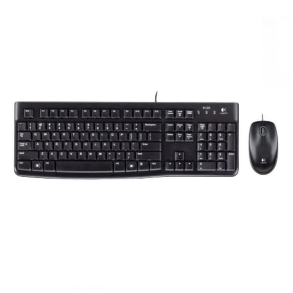 Tastatur Logitech Desktop MK120 Sort Fransk AZERTY AZERTY Sort