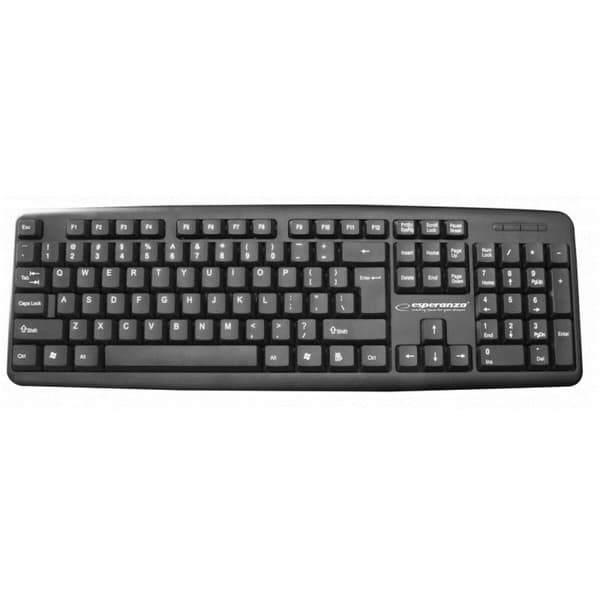 Tastatur Esperanza EK134 Sort Multifarvet Monochrome