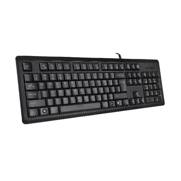 Tastatur A4 Tech KR-92 Sort Monochrome Engelsk QWERTY