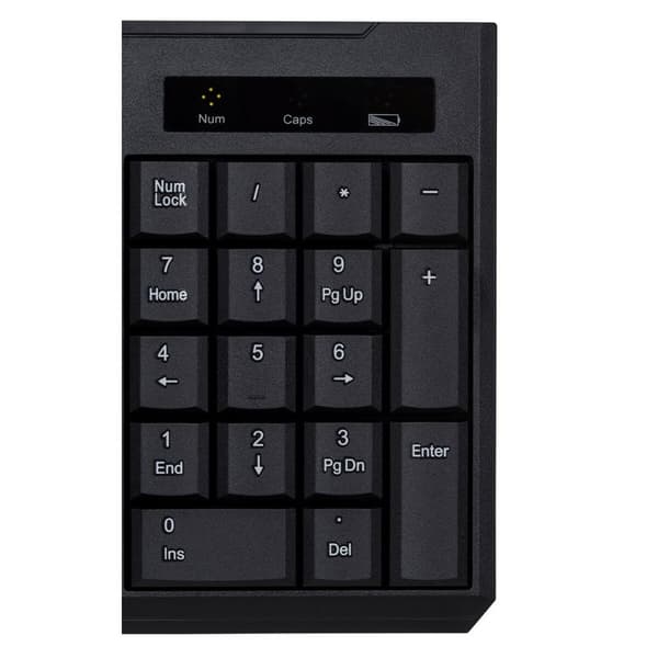 Tastatur Activejet K-3911W Sort QWERTY
