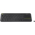 Pikkukuva 1 / 2: Näppäimistö Logitech K400 Plus Musta Langaton Bluetooth Touchpad AZERTY TV Ranska